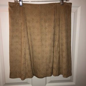 Maurice’s Tan Suede Skirt